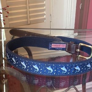 Vineyard Vines Navy Marlin Belt